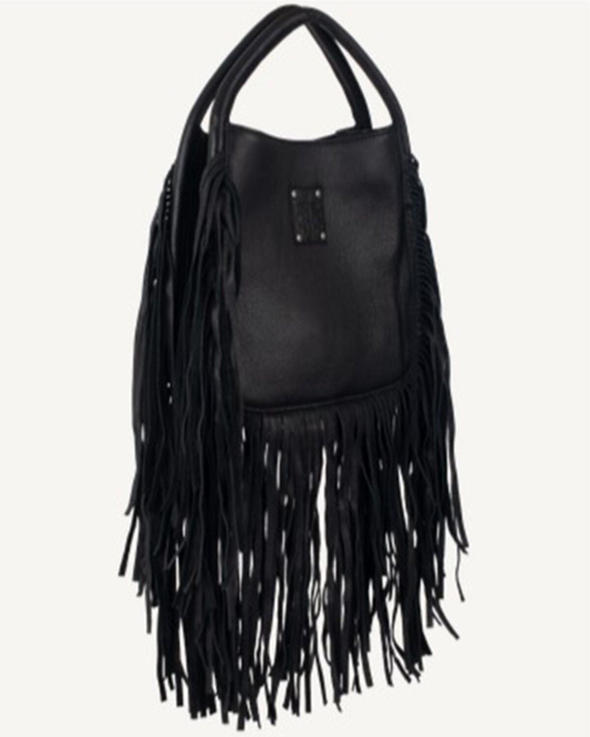 Image #1 - STS Ranchwear By Carroll Women's Indie Sugar Fringe Satchel, Black, hi-res
