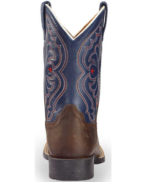 Image #7 - Ariat Boys' Quickdraw Western Boots - Square Toe, Brown, hi-res