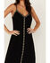 Image #3 - Idyllwind Women's Myrtle Embroidered Trim Maxi Dress, Black, hi-res