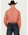 Image #4 - Wrangler Men's Classic Medallion Print Long Sleeve Button-Down Western Shirt , Red, hi-res
