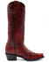 Image #2 - Ferrini Women's Scarlett Western Boots - Snip Toe, Red, hi-res