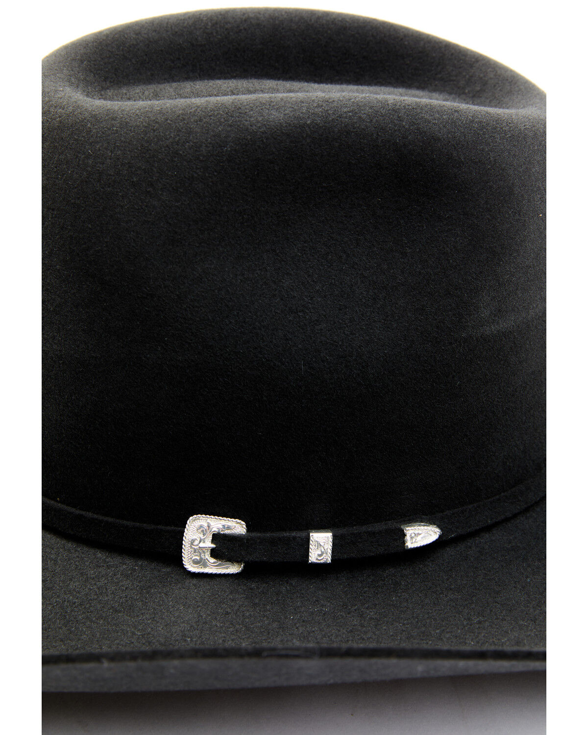 Image #2 - Serratelli Dallas 6X Felt Cowboy Hat, Charcoal, hi-res