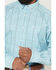 Image #3 - Ariat Men's Pro Series Platt Plaid Print Long Sleeve Button-Down Western Shirt, Aqua, hi-res