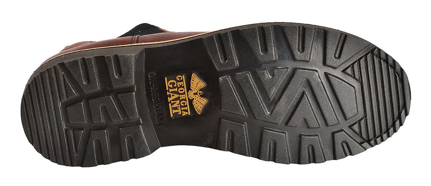 Image #5 - Georgia Boot Men's Romeo Waterproof Slip-On Work Shoes - Steel Toe, Brown, hi-res