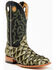 Image #1 - Cody James Men's Malaga Exotic Pirarucu Western Boots - Broad Square Toe, Olive, hi-res