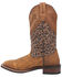 Image #3 - Laredo Women's Wild Arrow Western Performance Boots - Broad Square Toe, Honey, hi-res