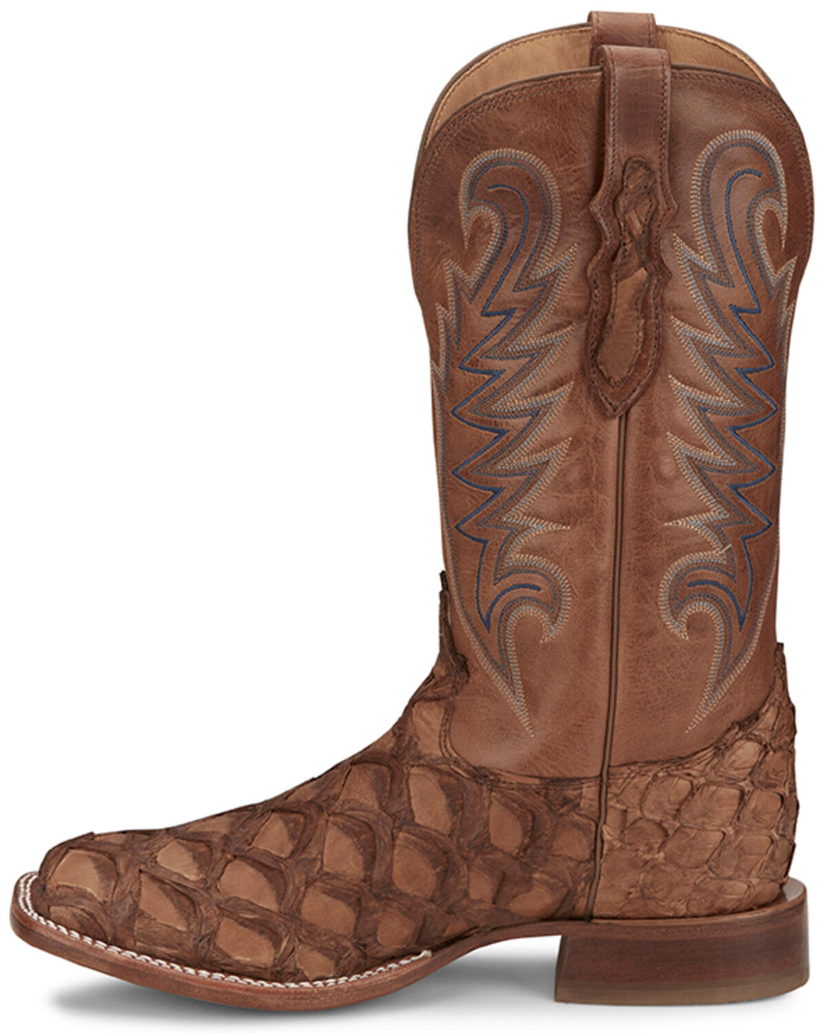 Image #3 - Tony Lama Men's Everett Exotic Pirarucu Western Boots - Broad Square Toe, , hi-res