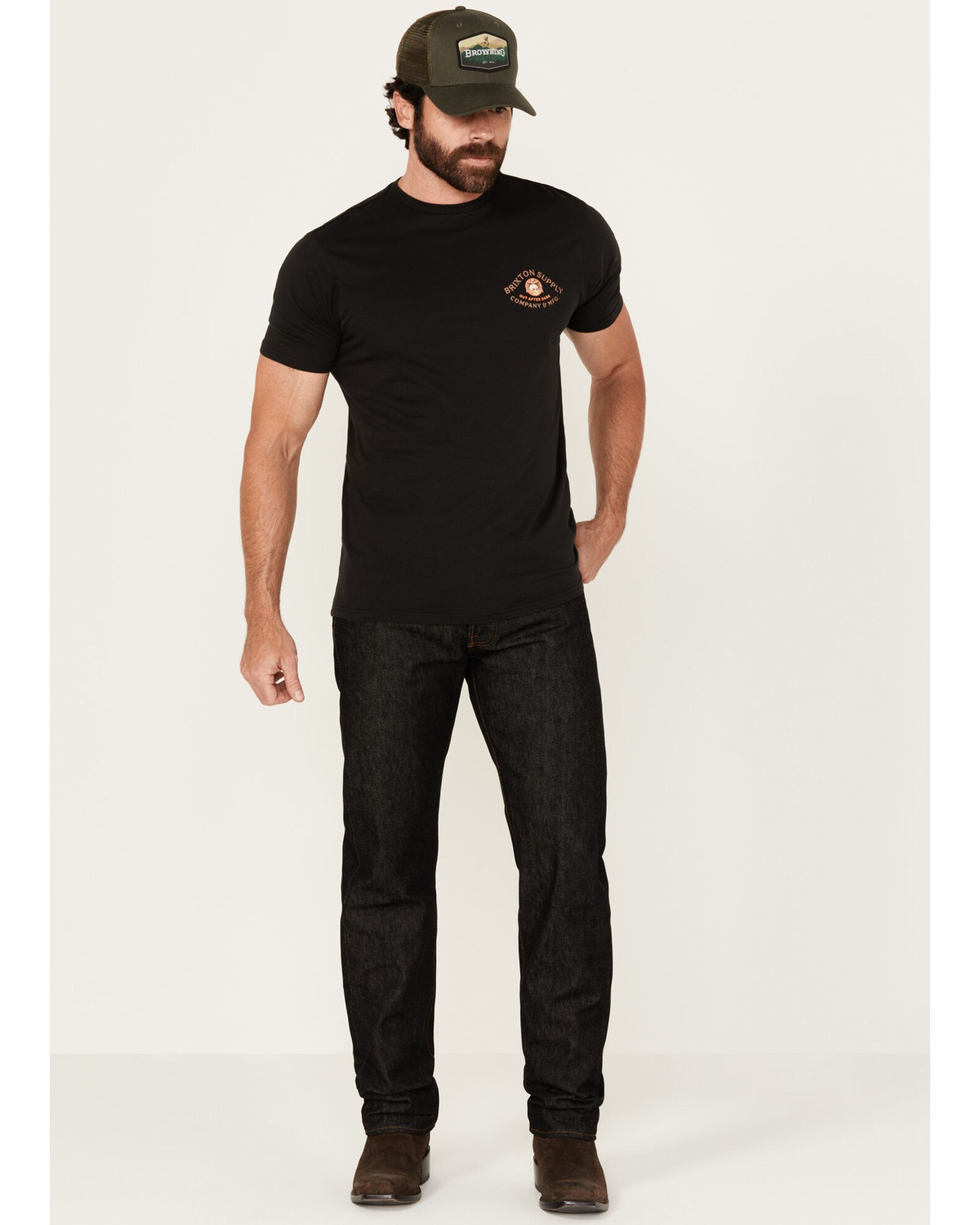 Image #1 - Levi's Men's 501® Original Shrink-To-Fit™ Straight Denim Jeans, Black, hi-res