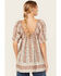 Image #4 - Free People Women's Vintage Lover Floral Print Short Sleeve Blouse, Natural, hi-res