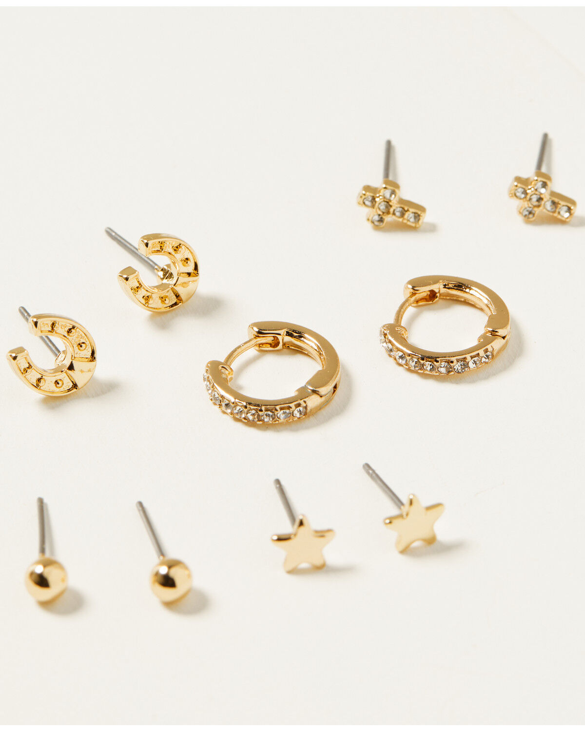 Image #3 - Shyanne Women's Western Holiday Earring Set - 10 Piece, Gold, hi-res