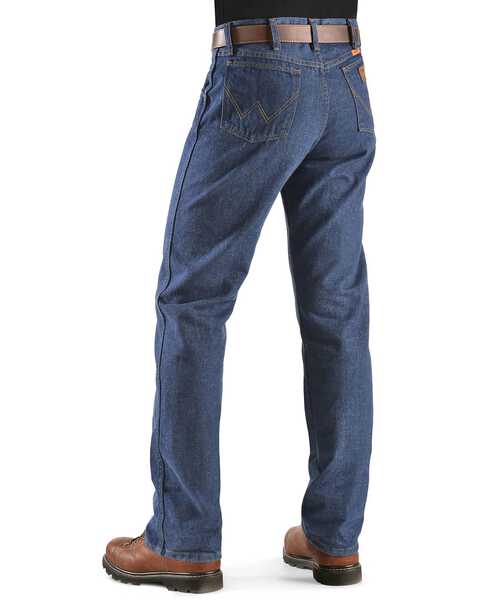 Image #1 - Wrangler Men's FR FR 47 Lightweight Regular Work Jeans, Denim, hi-res