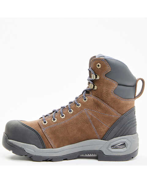Image #3 - Hawx Men's Lace To Toe Tyche Deep Seated Work Boots - Composite Toe, Chocolate, hi-res