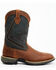 Image #2 - Brothers and Sons Men's Xero Gravity Lite Western Performance Boots - Broad Square Toe, Brown, hi-res