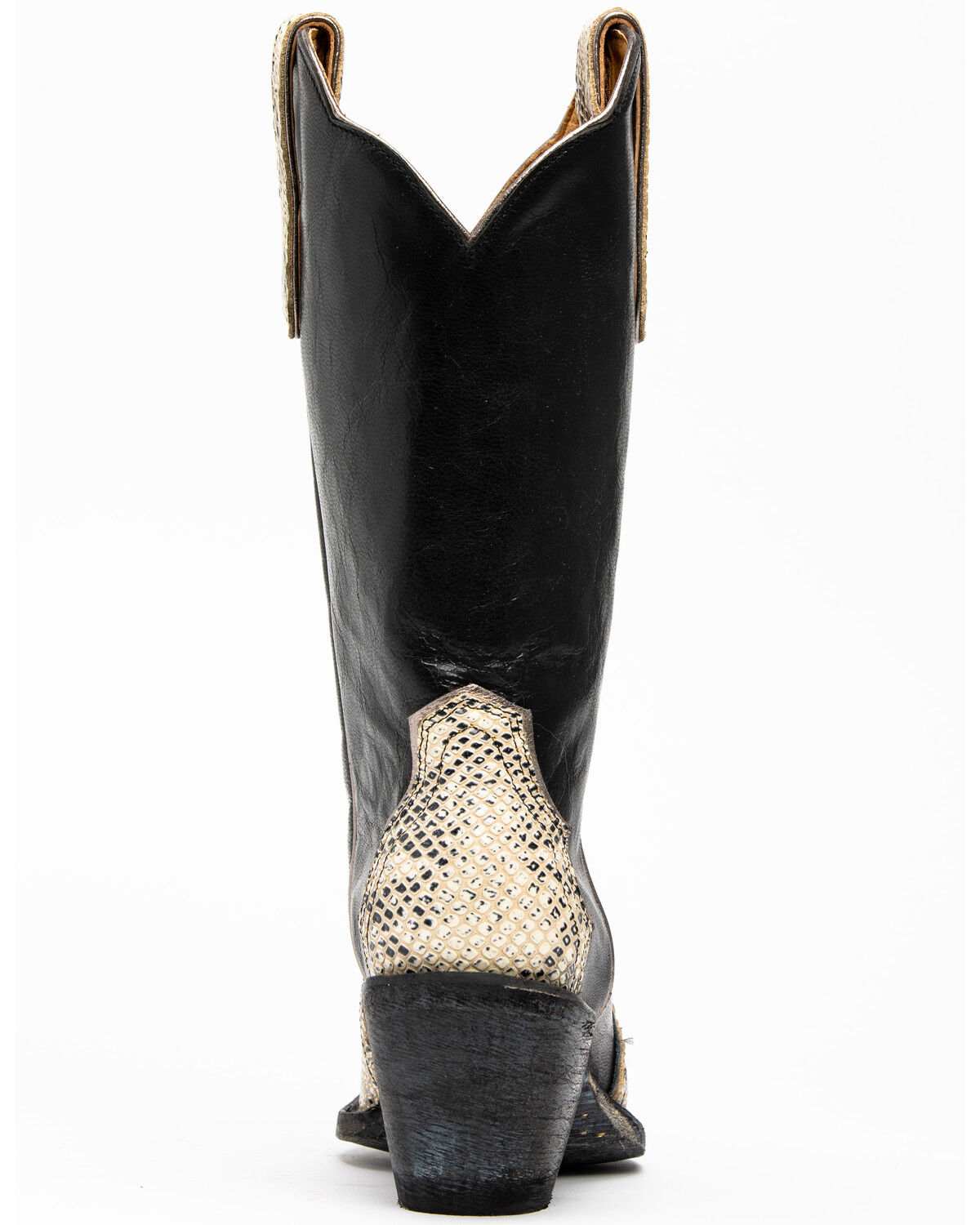 Image #5 - Idyllwind Women's Lonestar Western Boots - Round Toe, Black/white, hi-res
