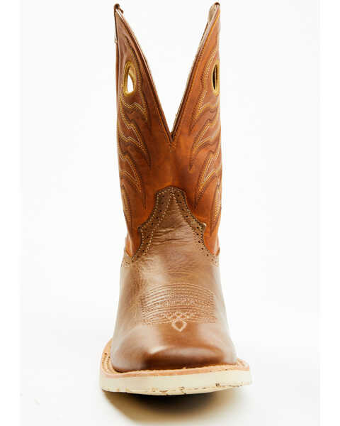 Image #4 - Double H Men's Thatcher Western Boots - Broad Square Toe , Brown, hi-res