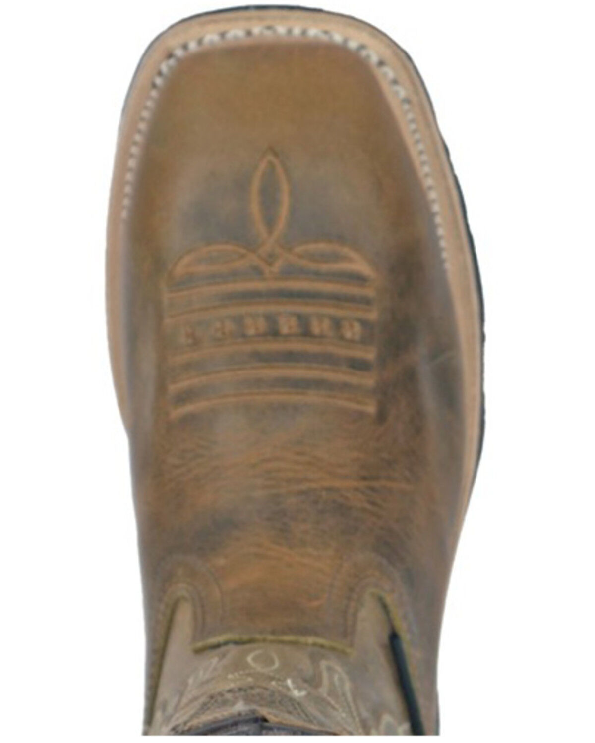 Image #6 - Hoss Men's Distressed Pull-On Waterproof Work Boots - Composite Toe, Brown, hi-res