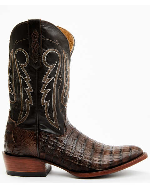 Image #2 - Cody James Men's Exotic Caiman Western Boots - Medium Toe, Brown, hi-res