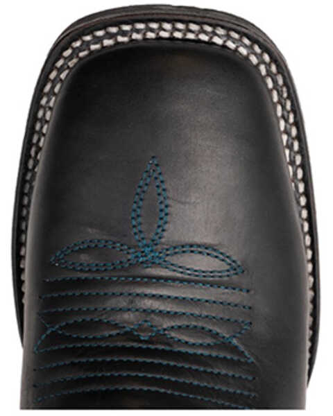 Image #5 - Ferrini Men's Maverick Western Boots - Broad Square Toe, Black, hi-res