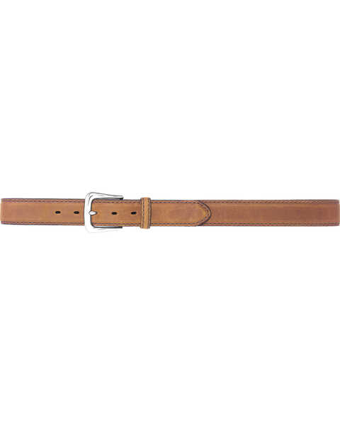 Image #1 - Justin Men's Working Sport Leather Belt , Brown, hi-res