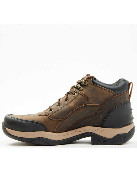 Image #3 - Cody James Men's Endurance Corral Lace-Up WP Soft Work Hiking Boots , Chocolate, hi-res