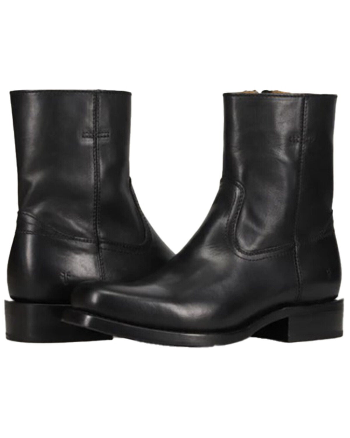 Image #3 - Frye Men's Campus Inside Zip Ankle Boots - Round Toe, Black, hi-res