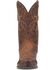 Image #4 - Dan Post Men's Denton All-Over Overlay Western Boots - Snip Toe, Tan, hi-res