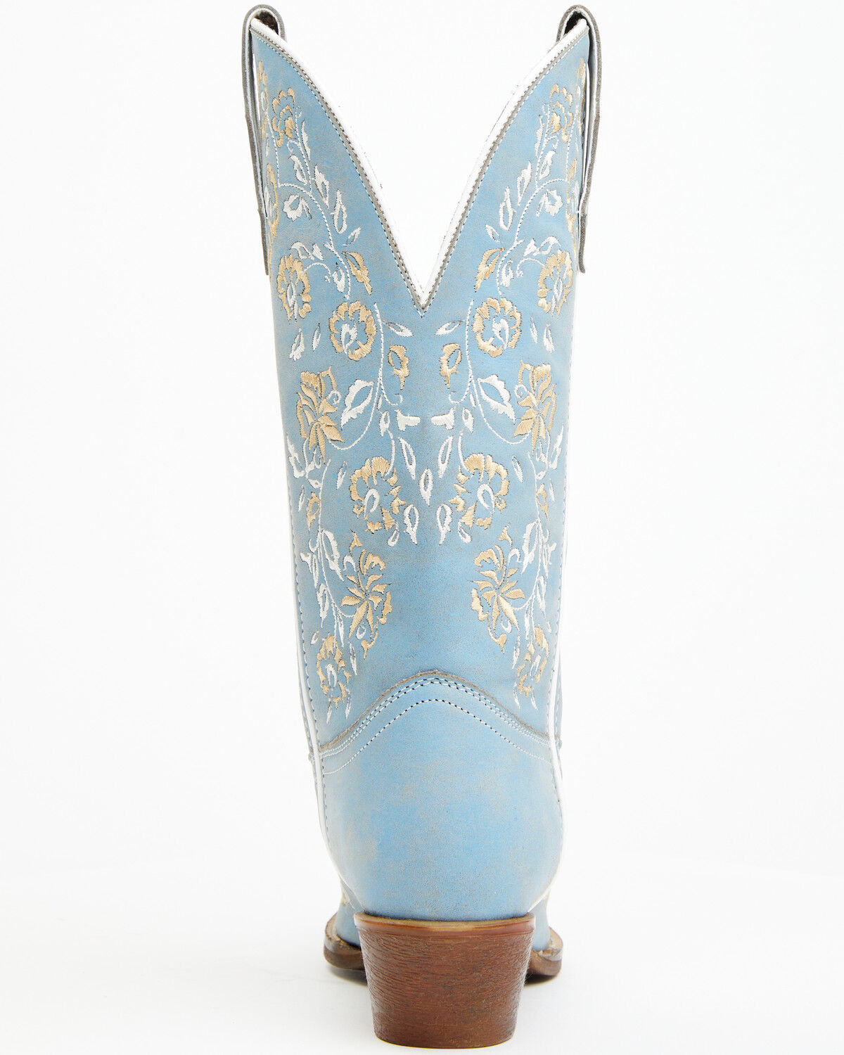 Image #5 - Laredo Women's Linley Western Boots - Snip Toe, Light Blue, hi-res