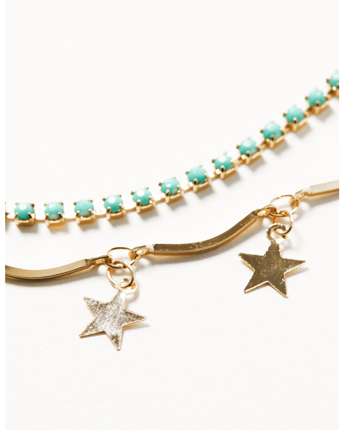 Image #2 - Shyanne Women's Stars Golden Charm Necklace Set - 2 Piece, Gold, hi-res