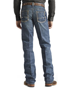 Ariat Men's M4 Gulch Relaxed Bootcut Jeans , Med Wash, hi-res