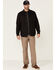 Image #2 - Hawx Men's Black McLain Plaid Insulated Snap Front Flannel Work Shirt Jacket, Black, hi-res