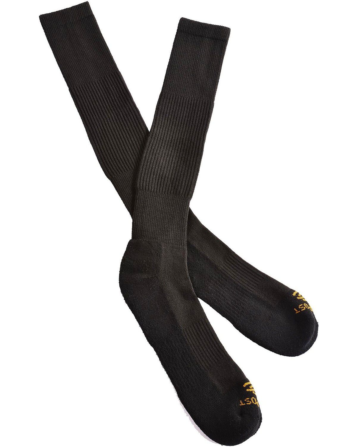 Dan Post Men's Cowboy Certified Over the Calf Socks, Black, hi-res