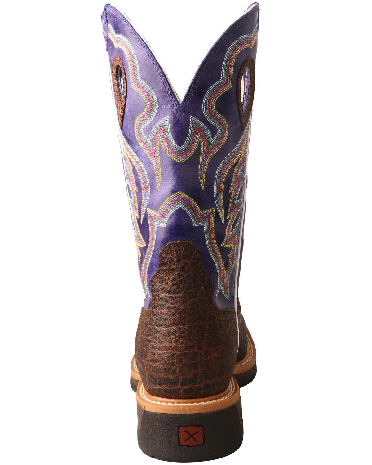 Image #4 - Twisted X Men's Lite Cowboy Elephant Print Western Work Boots - Alloy Toe, Brown, hi-res