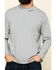 Image #4 - Ariat Men's FR Baselayer Long Sleeve Work T-Shirt, Silver, hi-res
