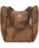 Image #1 - American West Women's Sacred Bird Bucket Tote , Distressed Brown, hi-res