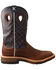 Image #2 - Twisted X Men's Waterproof CellStretch Western Work Boots - Alloy Toe, Brown, hi-res