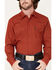Image #3 - Cinch Men's Modern Fit Small Geo Print Snap Western Shirt, Red, hi-res