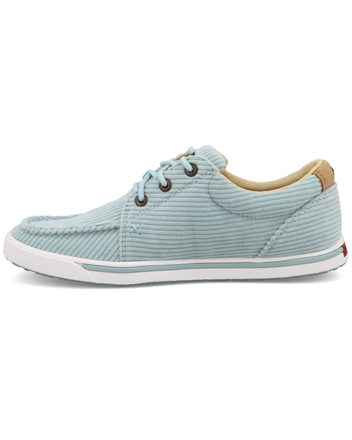 Image #3 - Wrangler by Twisted X Women's Kicks Causal Shoes - Moc Toe, Light Blue, hi-res