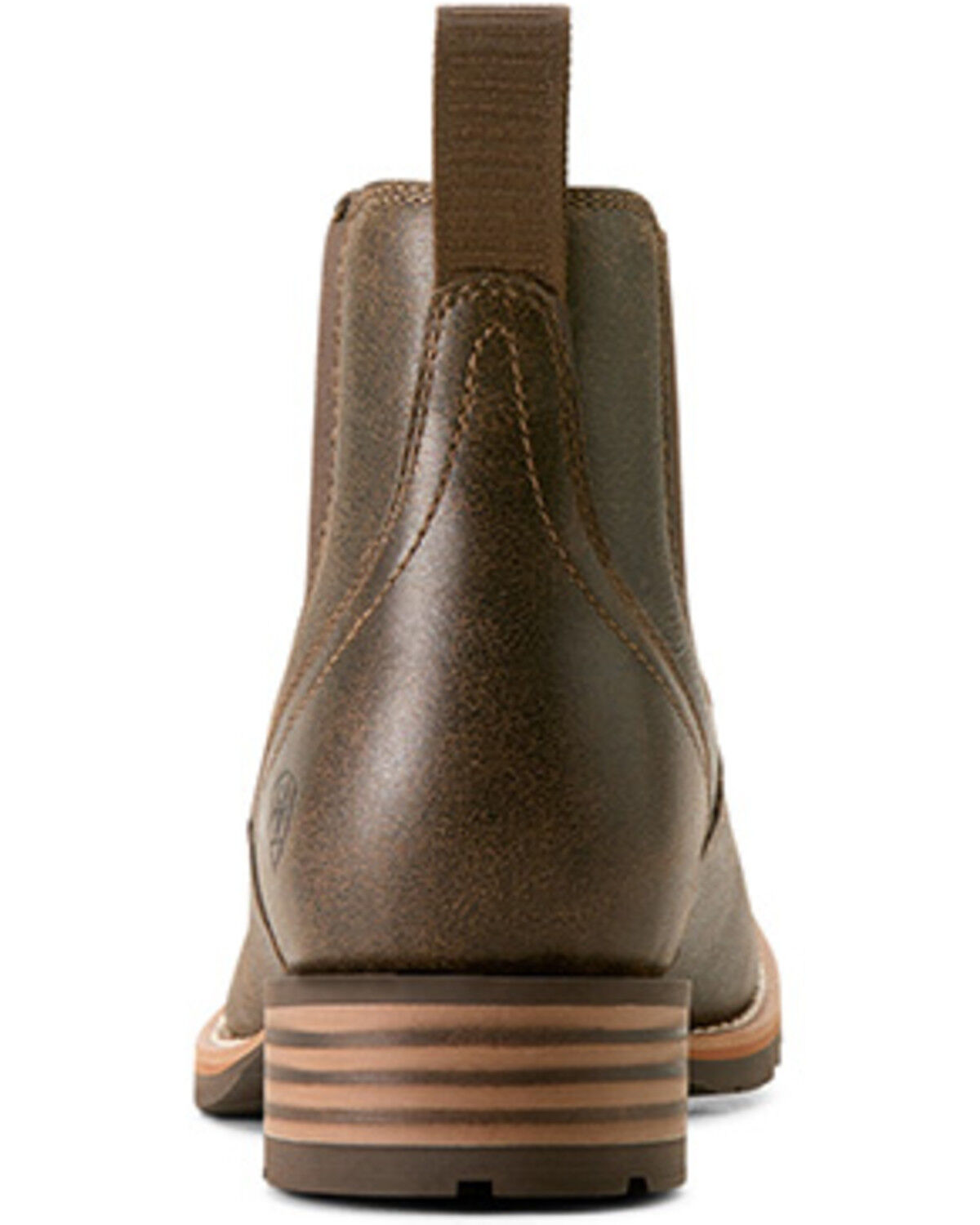 Image #3 - Ariat Men's Hybrid Low Boy Chelsea Western Boots - Round Toe, Brown, hi-res