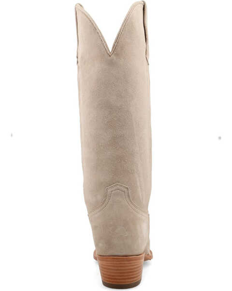 Image #5 - Back Star Women's Addison Suede Tall Western Boots - Snip Toe, Taupe, hi-res