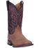 Image #1 - Laredo Men's Lodi Western Boots - Broad Square Toe, Taupe, hi-res