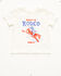 Image #1 - Wrangler Toddler Boys' Ready Rodeo Short Sleeve Graphic T-Shirt, White, hi-res