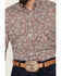 Image #3 - Roper Men's Amarillo Paisley Print Long Sleeve Button Down Western Shirt, Dark Orange, hi-res