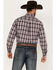 Image #4 - Cinch Men's Plaid Print Long Sleeve Button-Down Western Shirt, Multi, hi-res