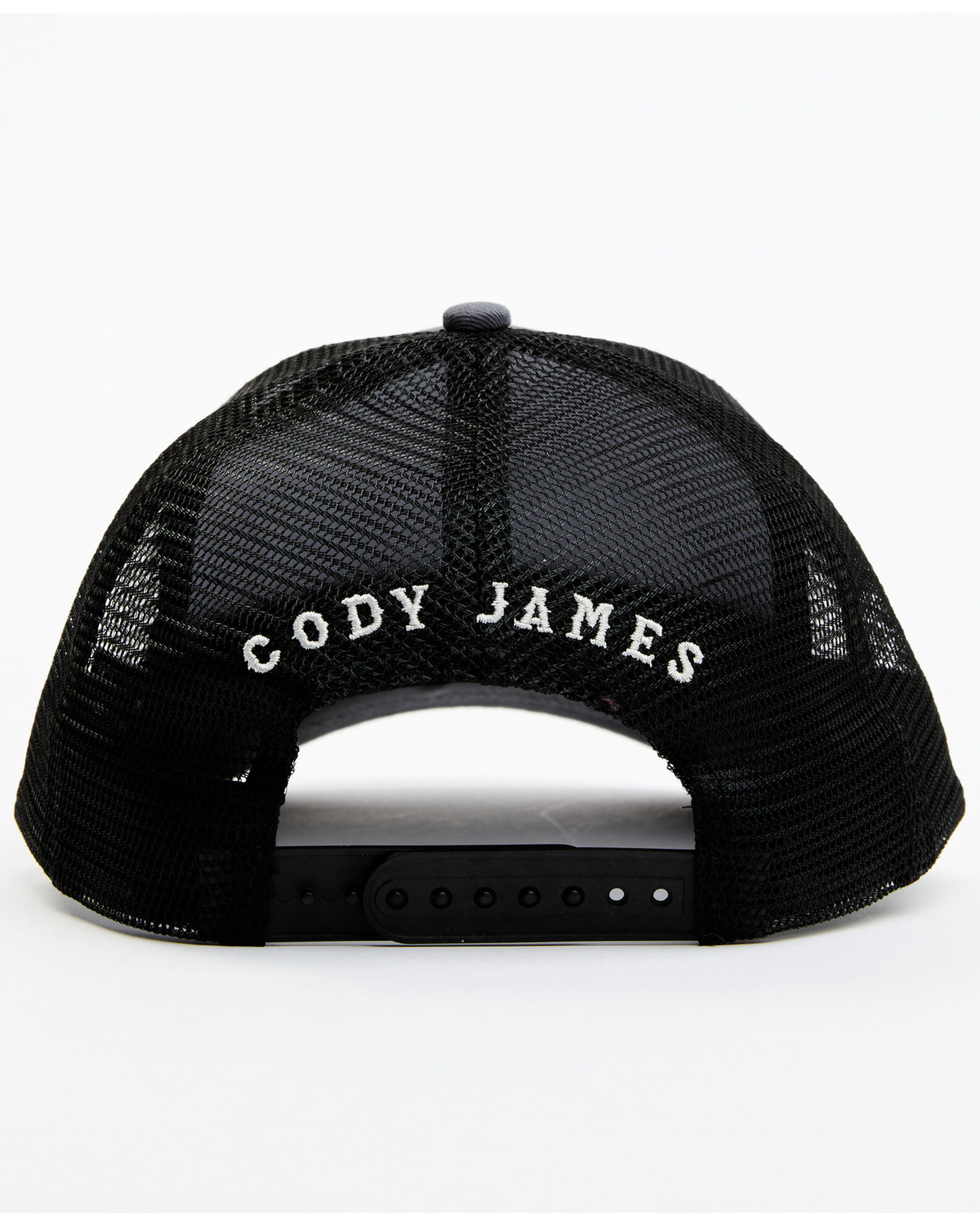 Image #3 - Cody James Men's Live Free Steer Head Ball Cap, Dark Grey, hi-res