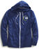 Tin Haul Men's Retro Screen Print Zip-Up Hooded Jacket, Blue, hi-res