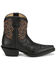 Image #2 - Justin Vintage Women's Isabella Western Booties - Snip Toe, Black, hi-res