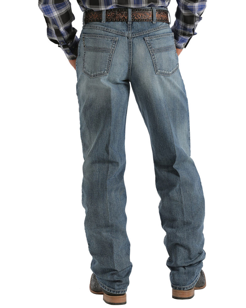 Cinch Men's Black Label Medium Wash Jeans - Big & Tall - Country Outfitter