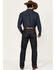 Image #3 - Wrangler Retro Men's Selvedge Dark Wash Slim Straight Stretch Denim Jeans, Dark Wash, hi-res