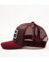 Image #2 - Kimes Ranch Men's Logo Patch Mesh Trucker Cap , Burgundy, hi-res