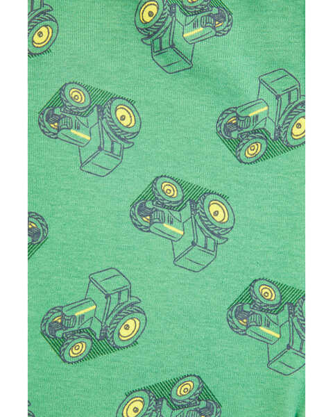 John Deere Boys' Green Tractor Print PJ Set, Green, hi-res